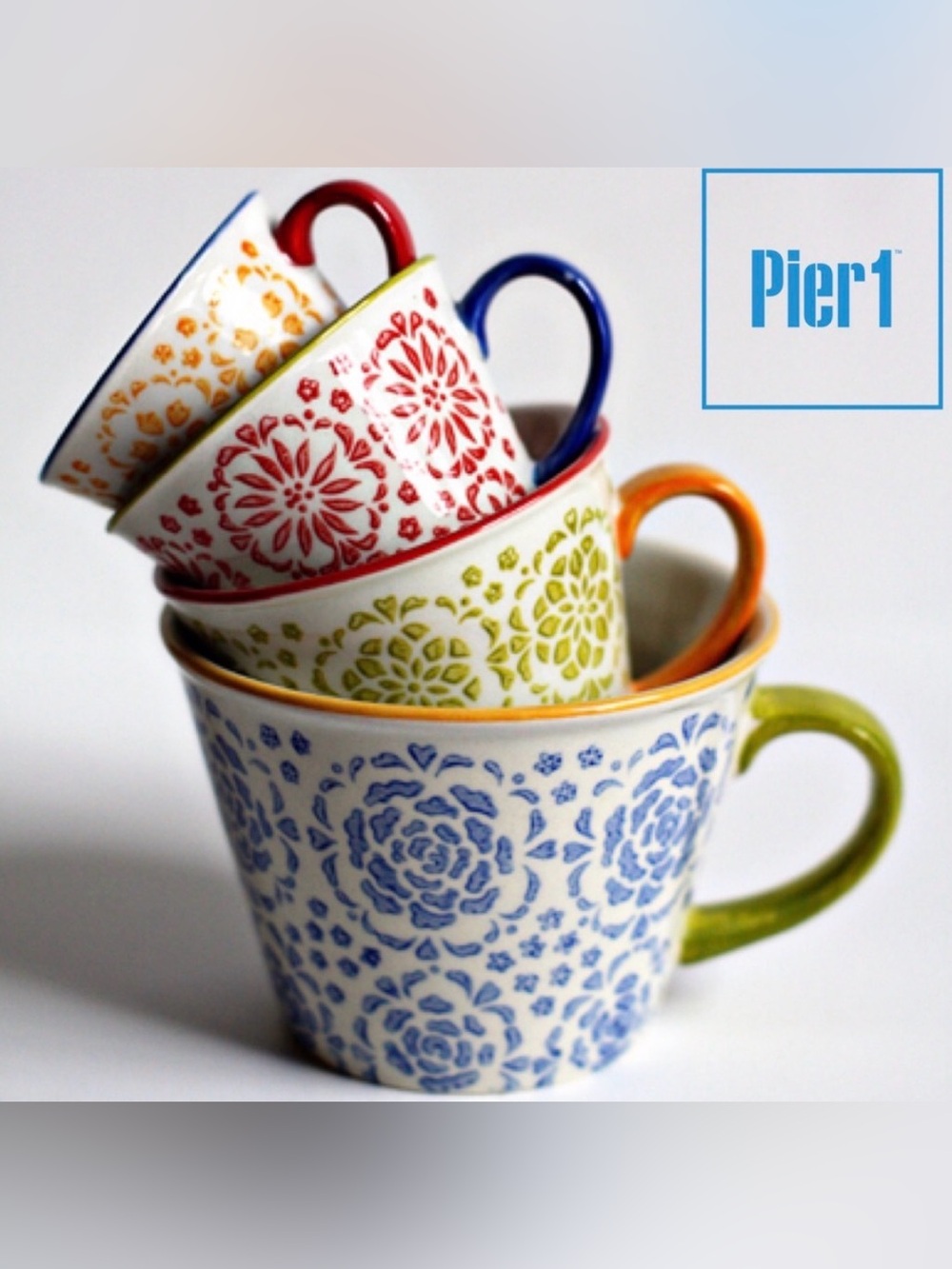 Pier 1 Imports Tea Cup Measuring Cups